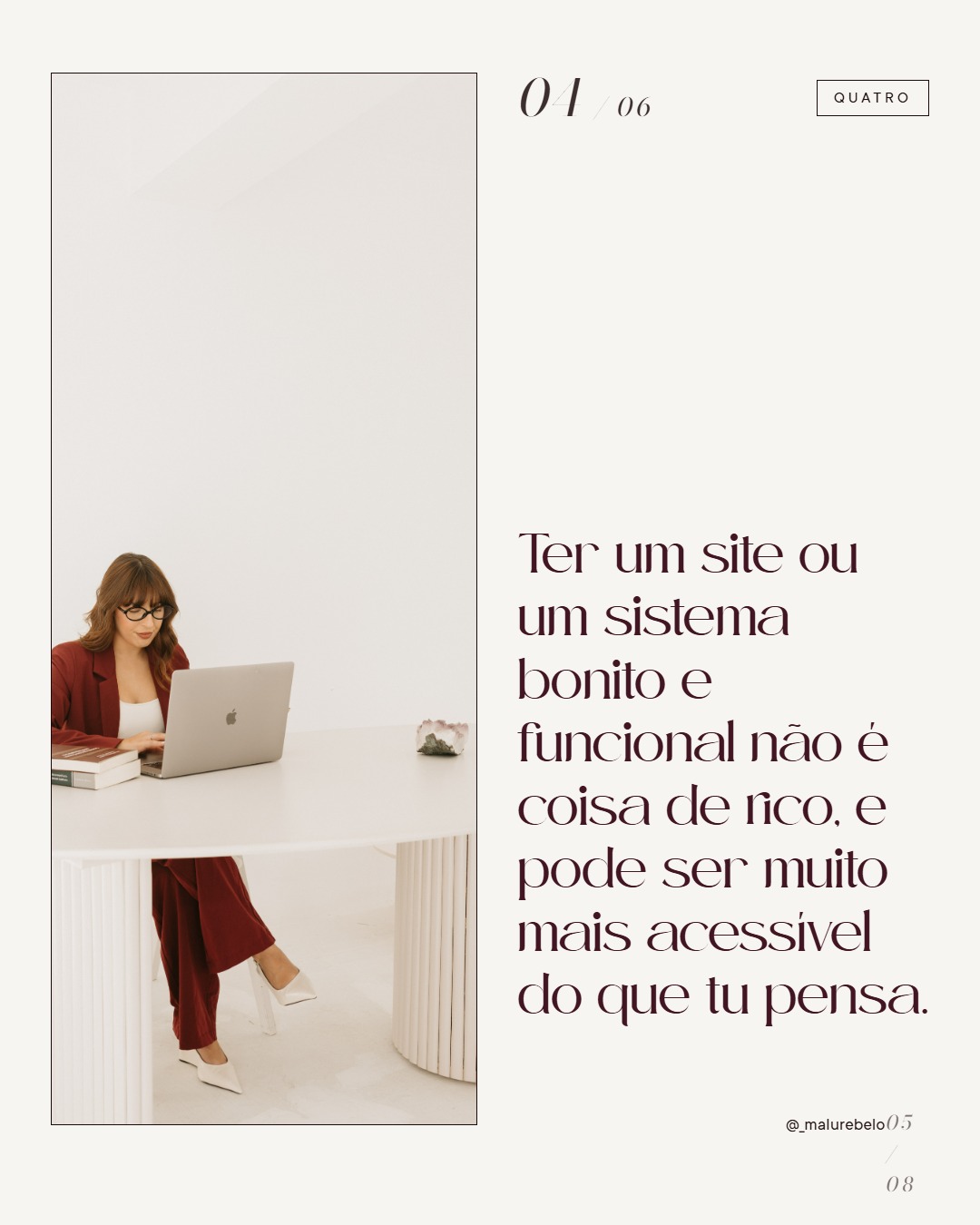 04 — Não é coisa de rico