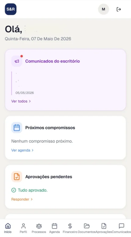 Portal do cliente